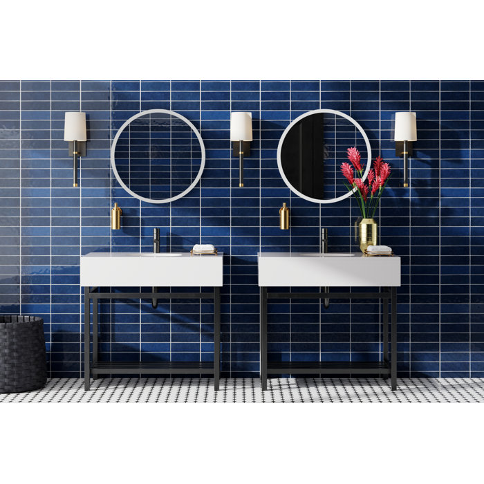 Steelside™ Whittier 36'' Freestanding Single Bathroom Vanity with